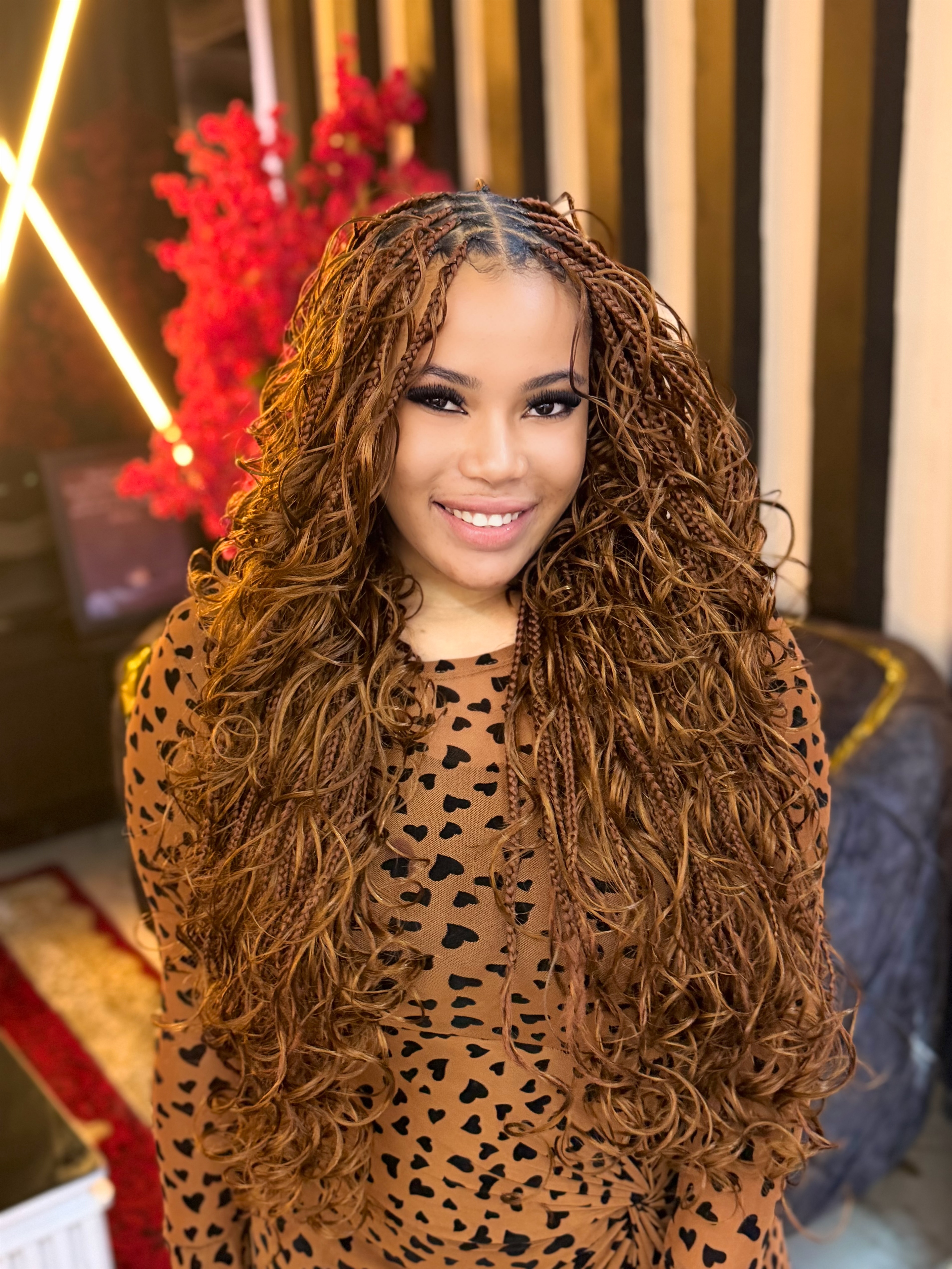 Knotless Braids inspiration at Fred Saloon